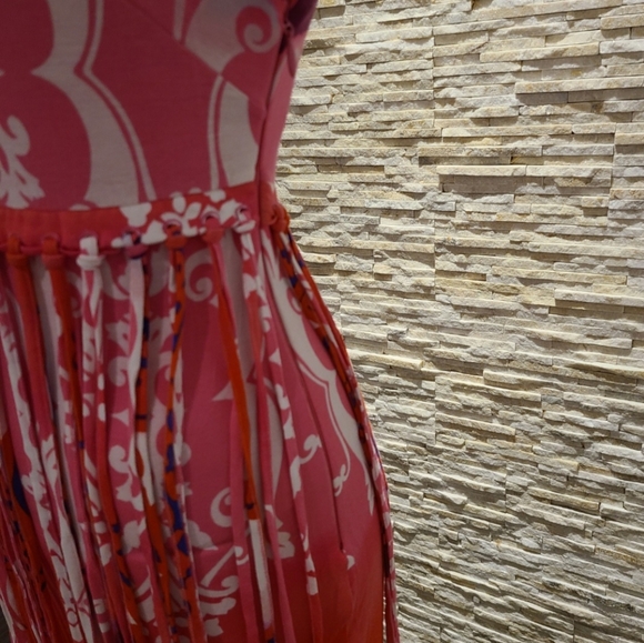 Bebe Fringes Cotton Dress - Picture 4 of 8